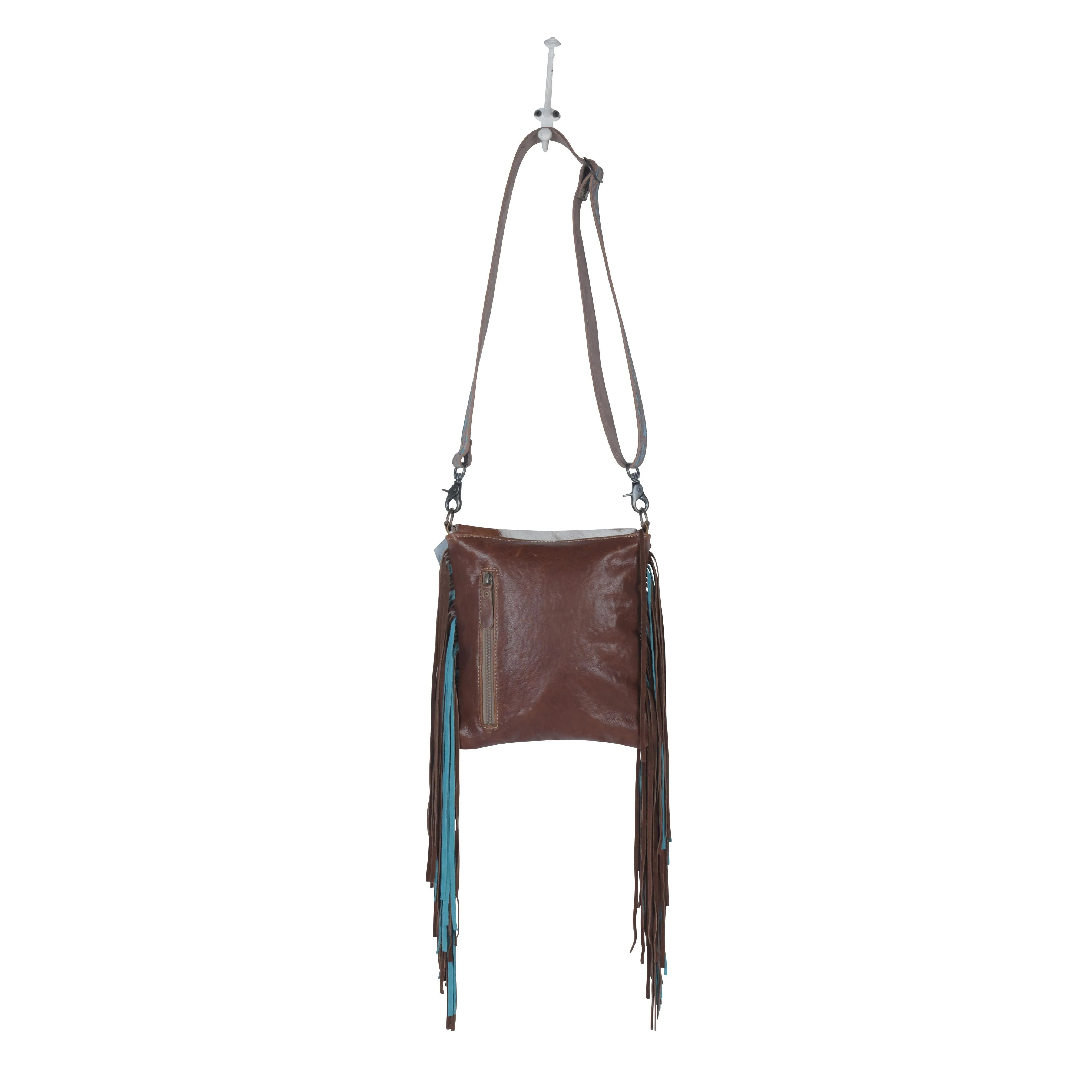 Brown Dapples Concealed Carry Fringe Bag