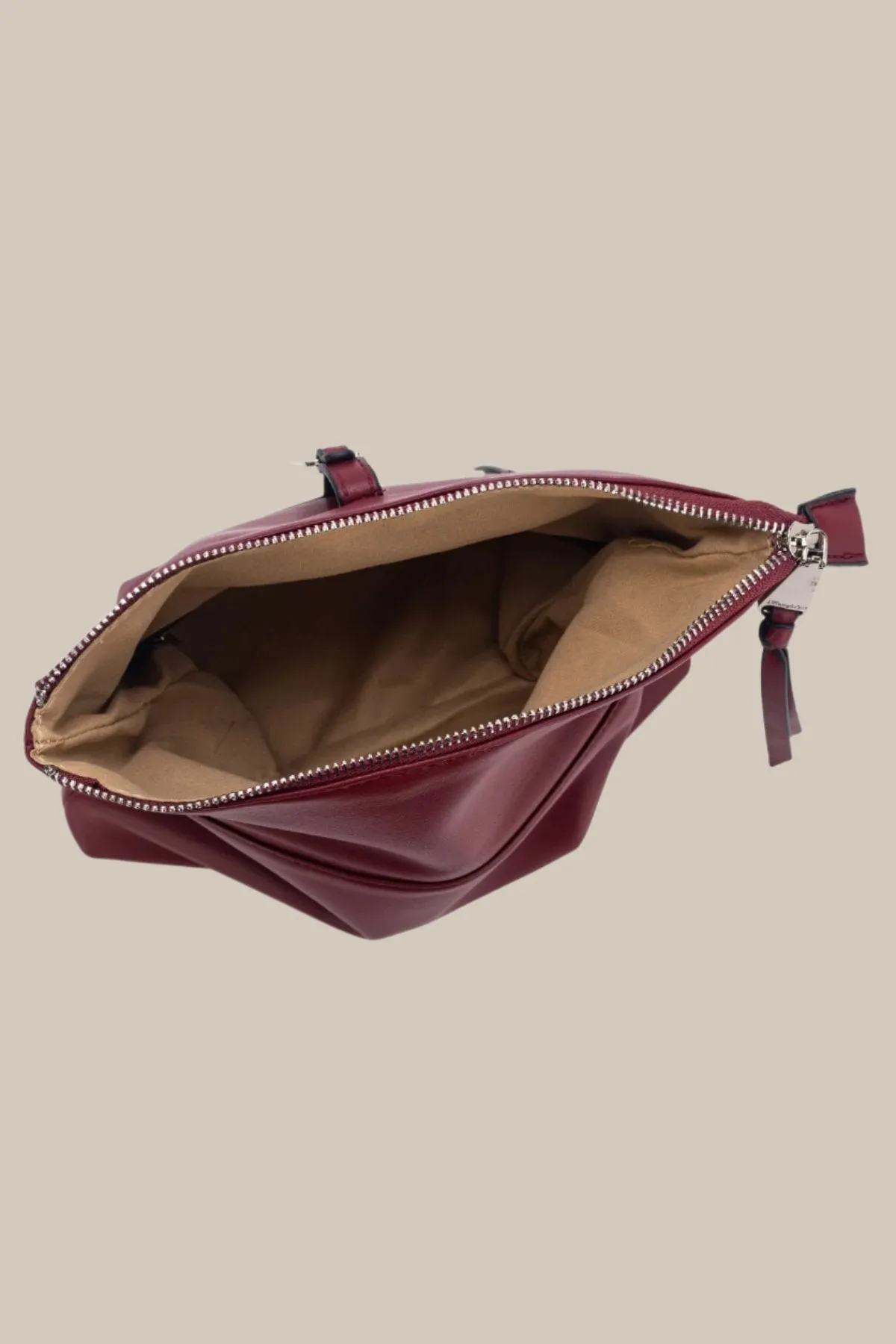 Burgundy Kite Flap Over Bag