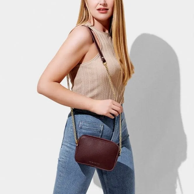 Burgundy Millie Mini Crossbody Bag KLB2311