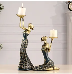 Candle Holder In European Retro Style For Home Decoration