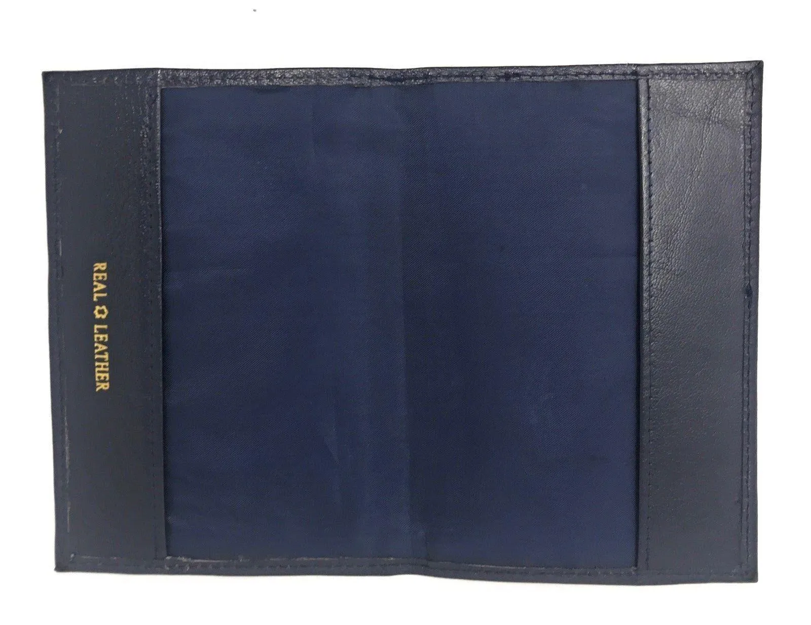 Casaba Genuine Leather USA US Passport Holder Protector Boarding Pass Bi-Fold