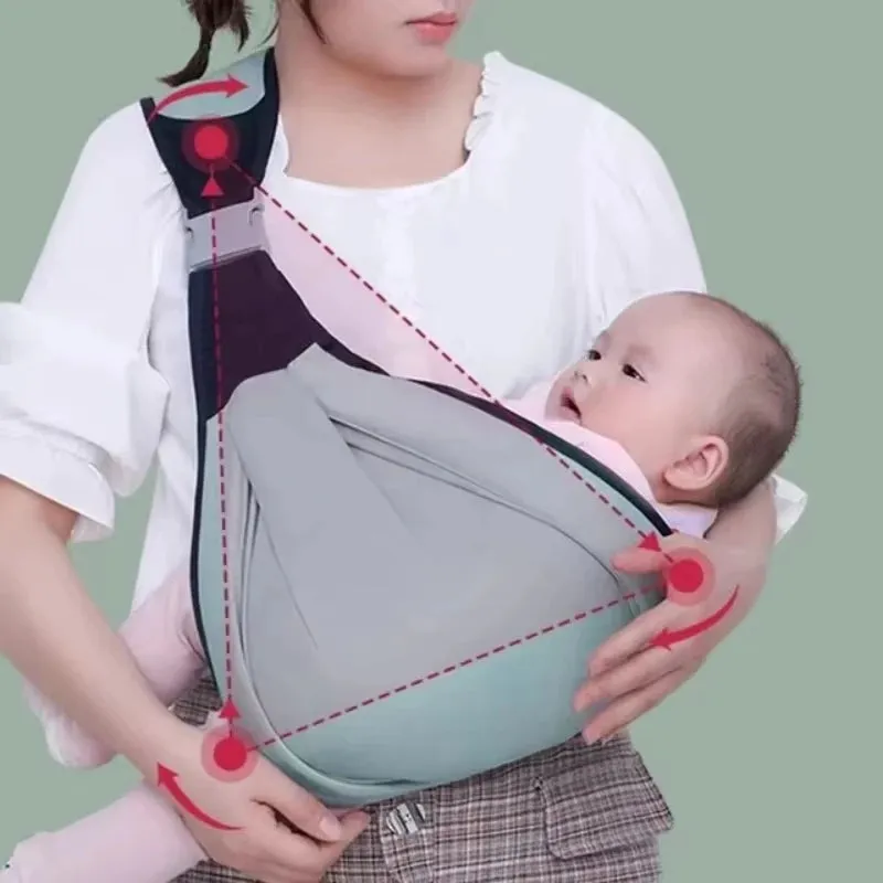 Child Carrier Wrap Multifunctional Baby Carrier Adjustable Shoulder