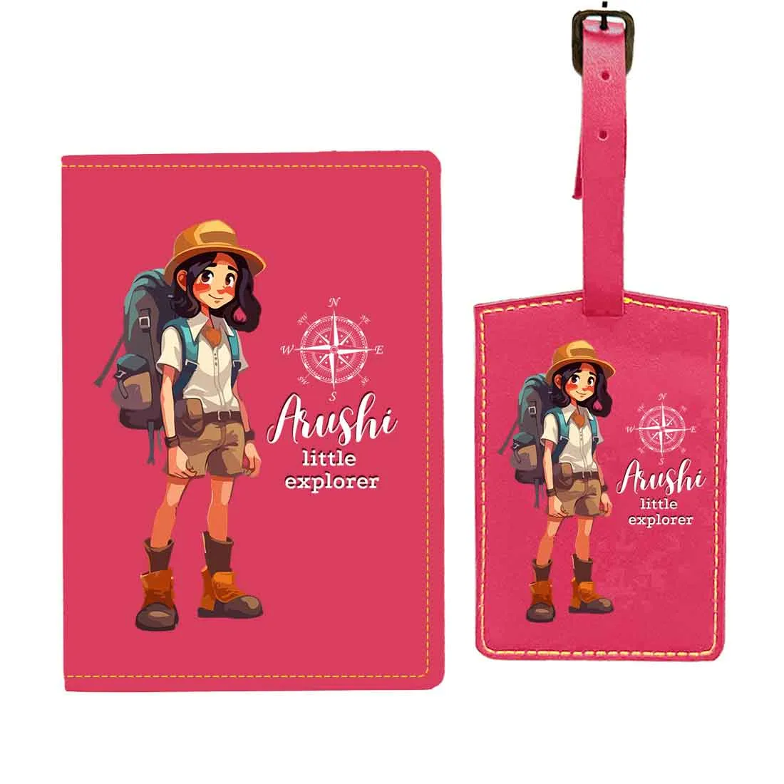 Childrens Passport Holder For Kids  - Little Explorer