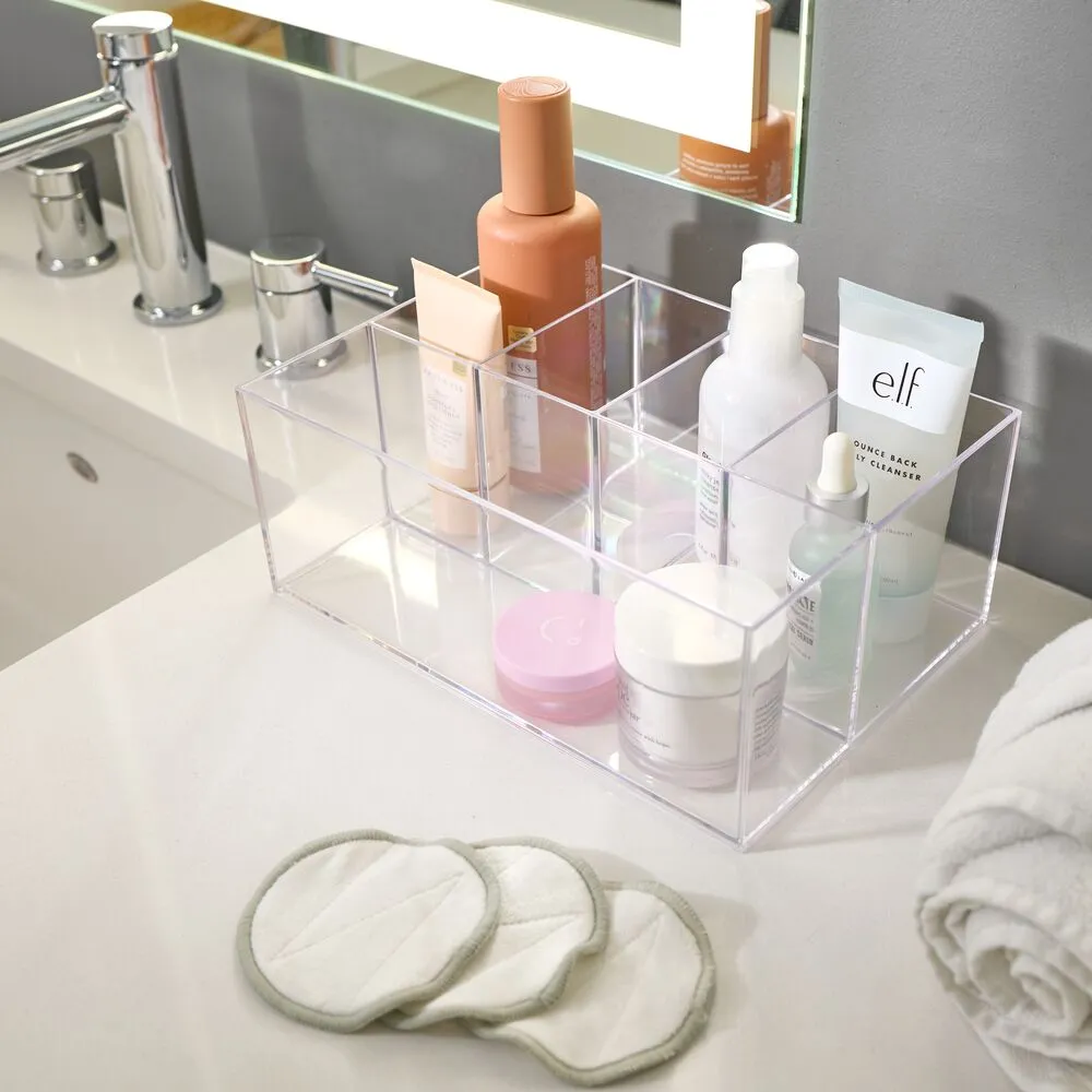 Clarity Cosmetic & Vanity Organizer Clear