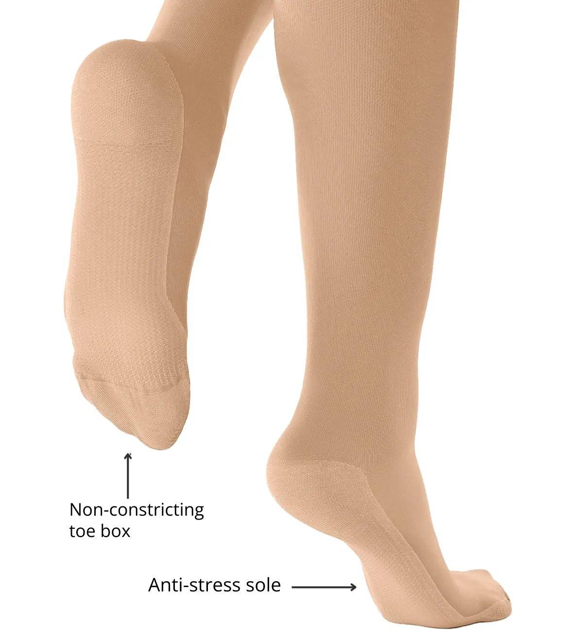 Classic Compression Closed Toe Knee-High Socks