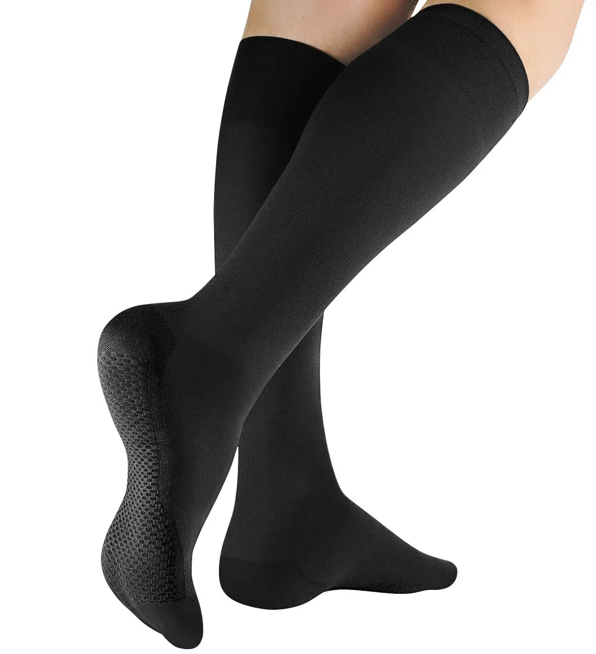 Classic Compression Closed Toe Knee-High Socks