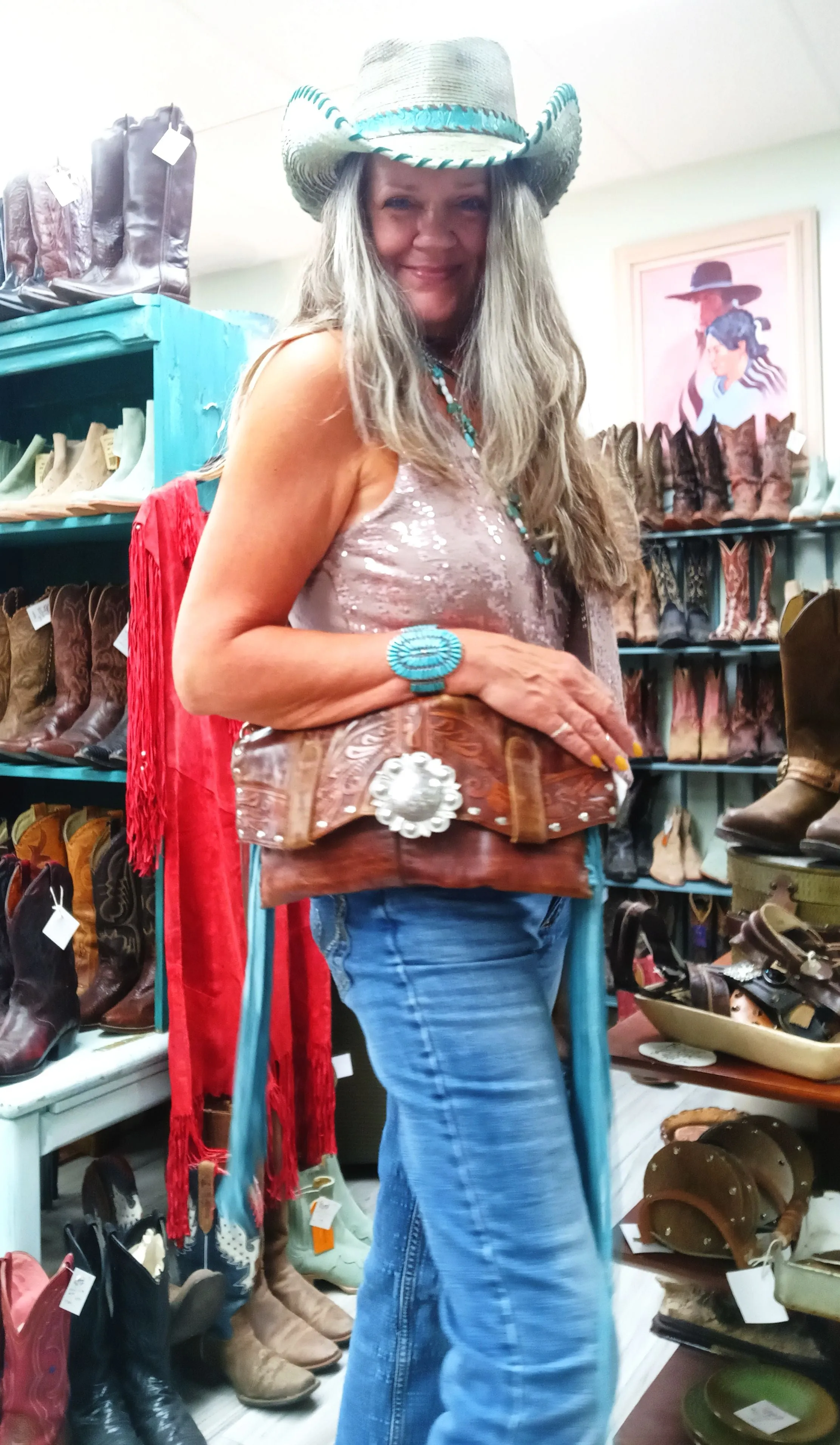 Clutch Cowboy Boot Purse CL03