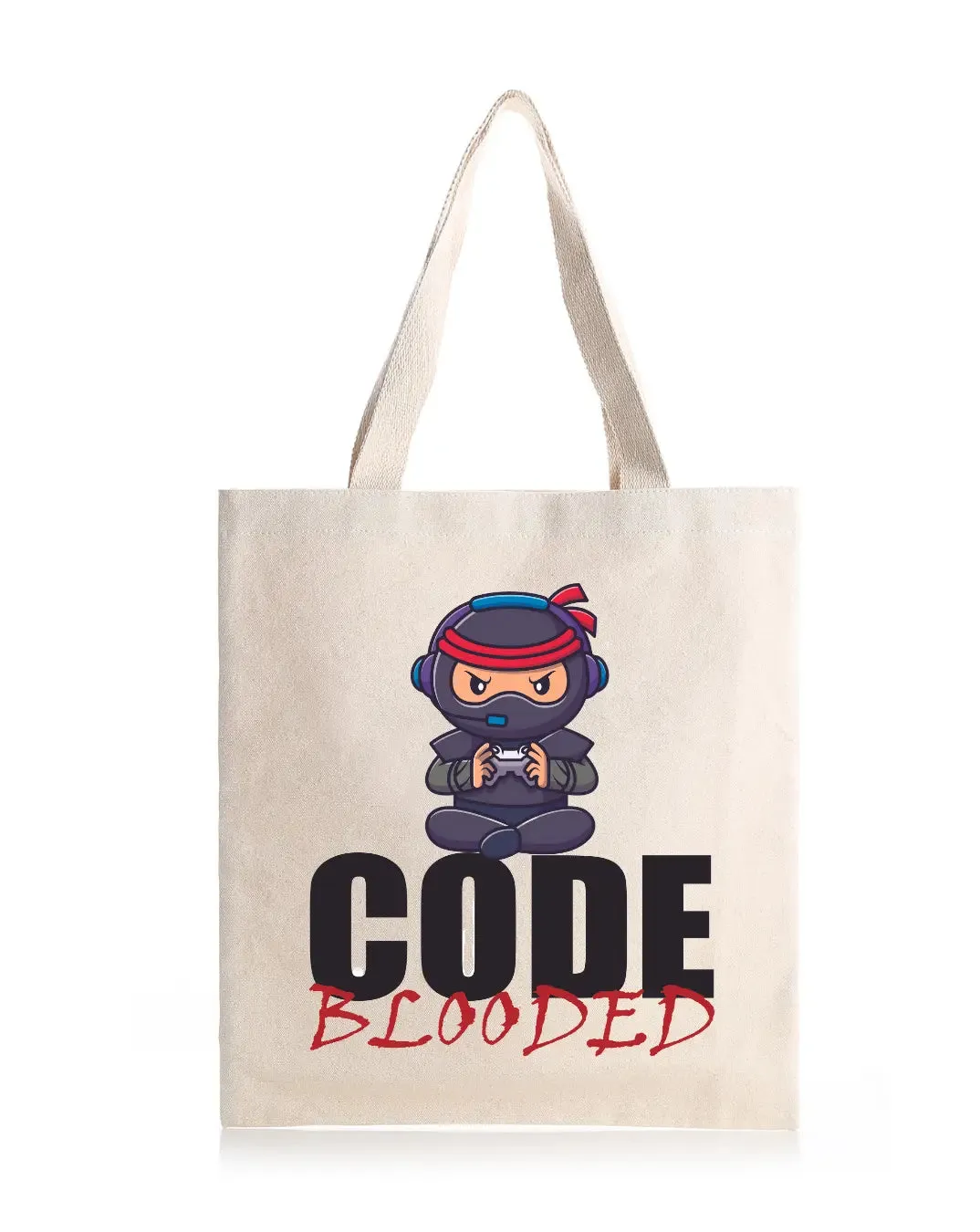 Code Blooded -  Canvas Reusable Bags