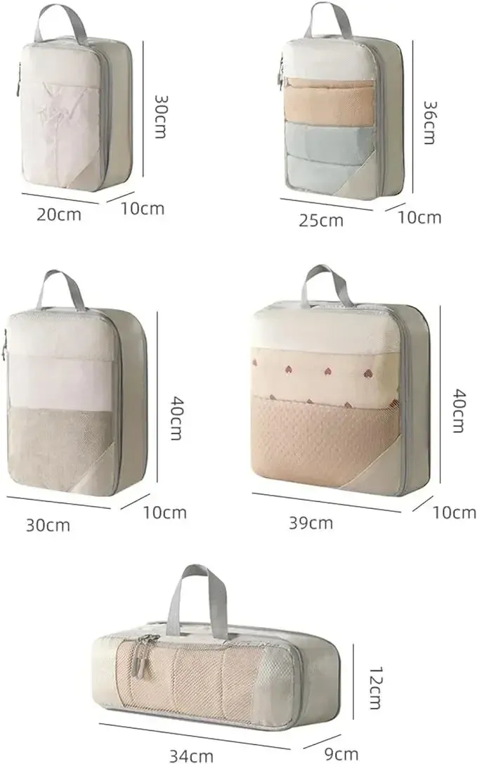 Compressible Luggage Organizer