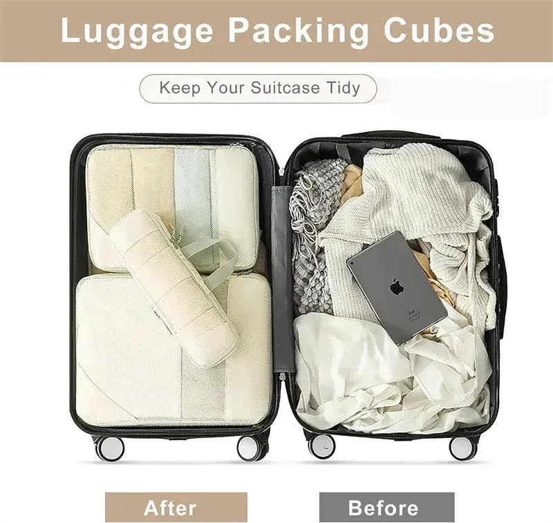 Compressible Luggage Organizer