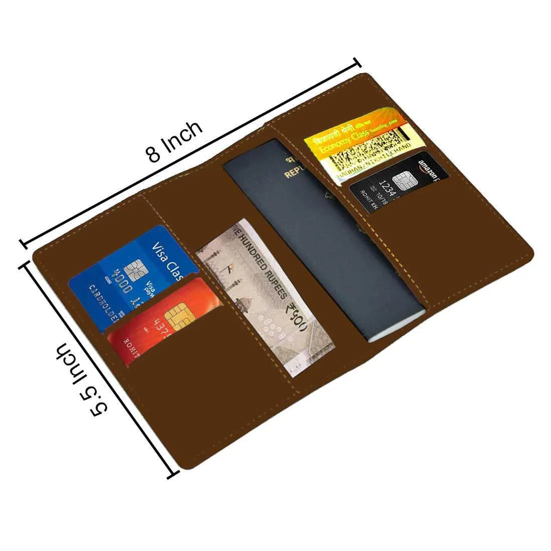 Cool Passport Covers Faux Leather Custom Holders for Passports-Phir Se Ud Chala