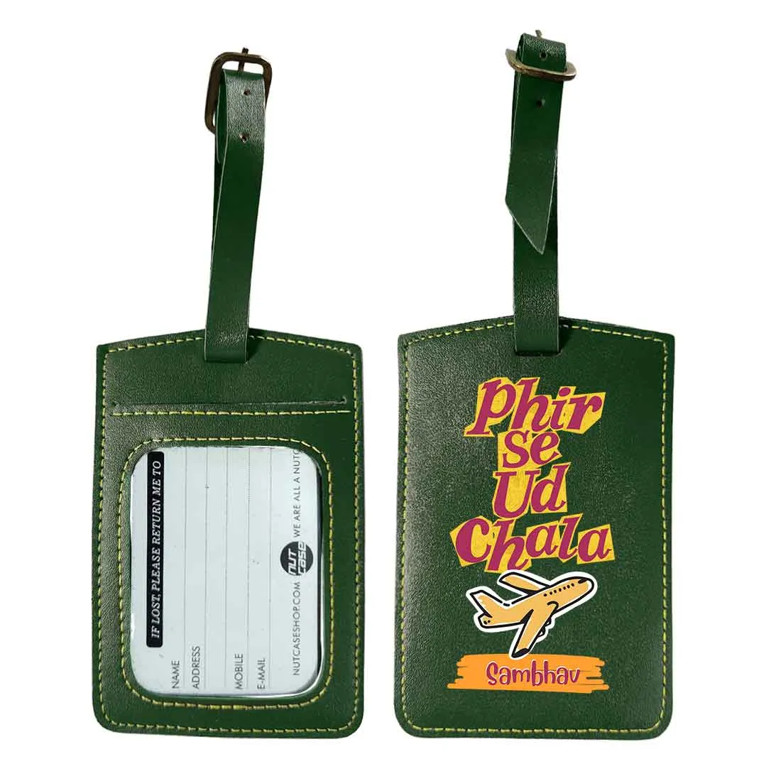 Cool Passport Covers Faux Leather Custom Holders for Passports-Phir Se Ud Chala