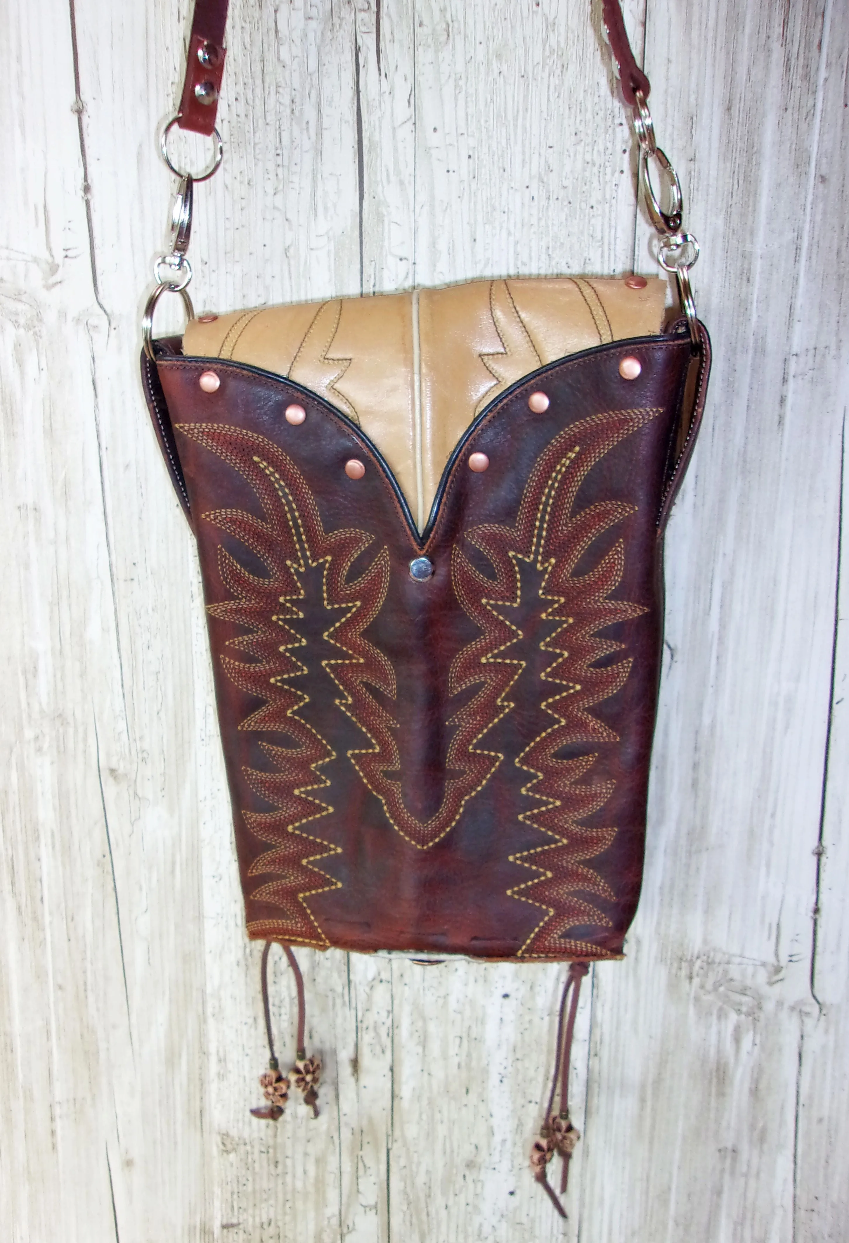 Cowboy Boot Crossbody Hipster Purse HP950