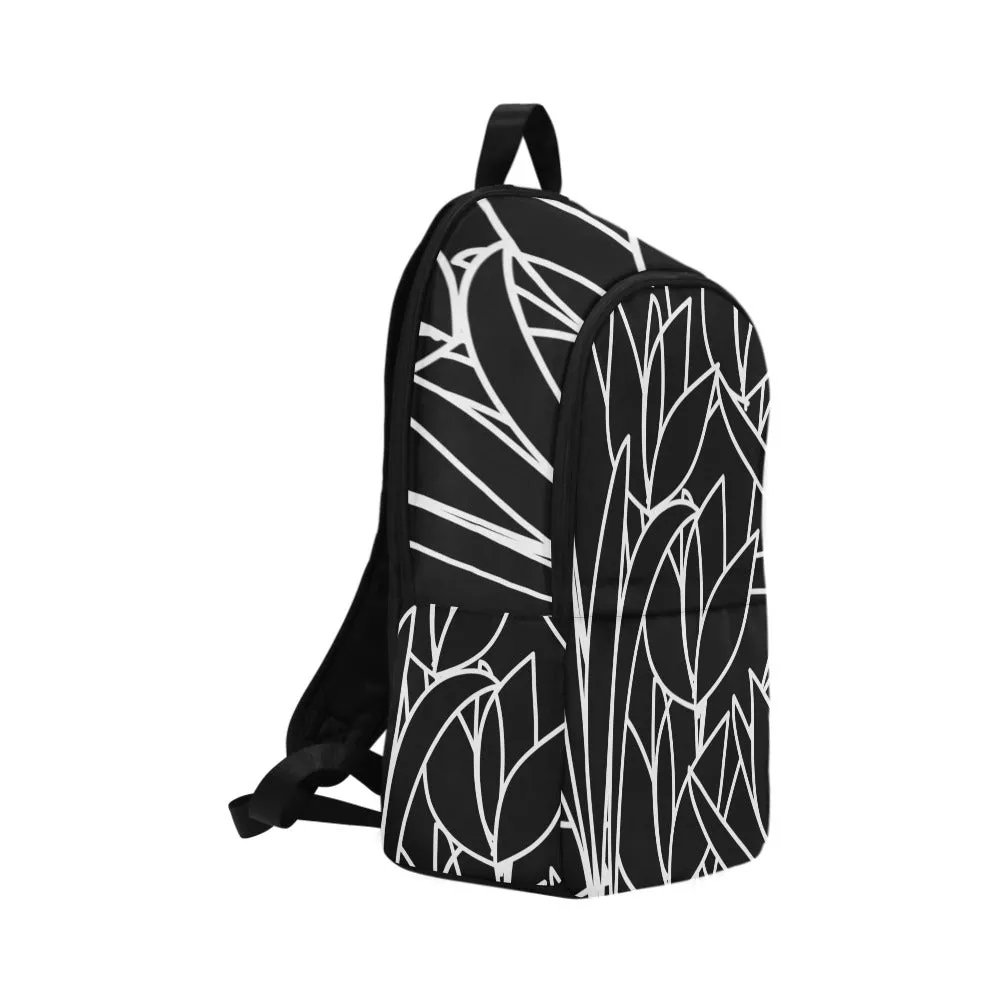 Custom Order - AMMA JO Backpack - LA FLEUR NOIR