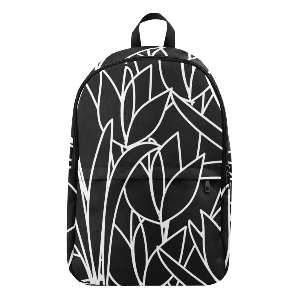 Custom Order - AMMA JO Backpack - LA FLEUR NOIR