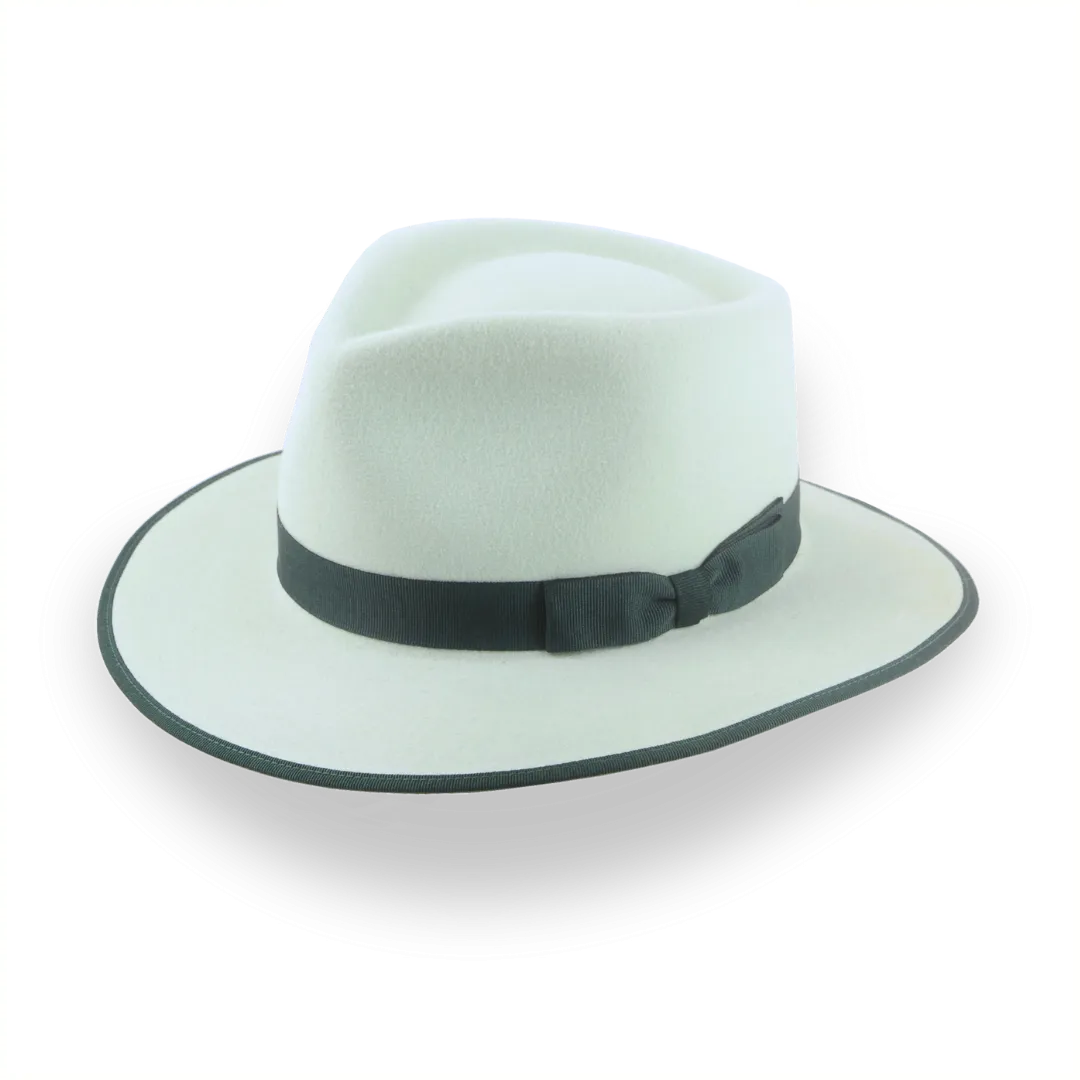 Customizable Mint Green Fedora Hat for Unique Style | The Equinox