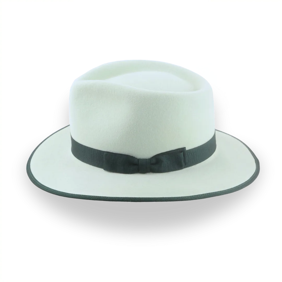 Customizable Mint Green Fedora Hat for Unique Style | The Equinox