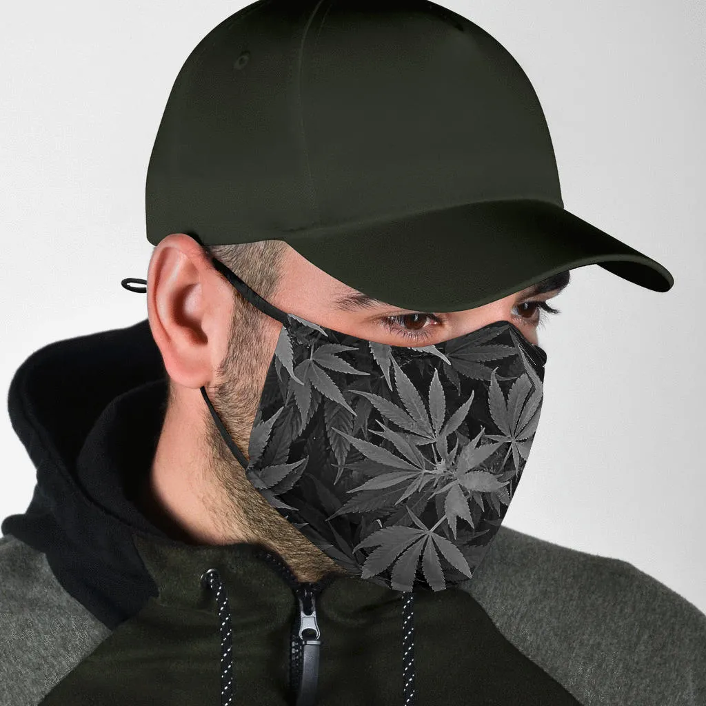 Dank Master OG Black Custom Weed Leaf Face Mask