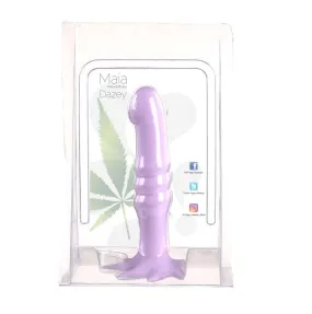 DAZEY 420 7 SILICONE DONG PASTEL PURPLE '