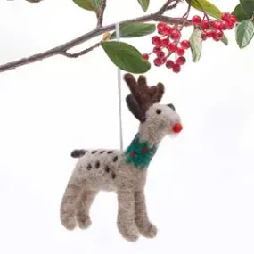 Deer Felt Ornament