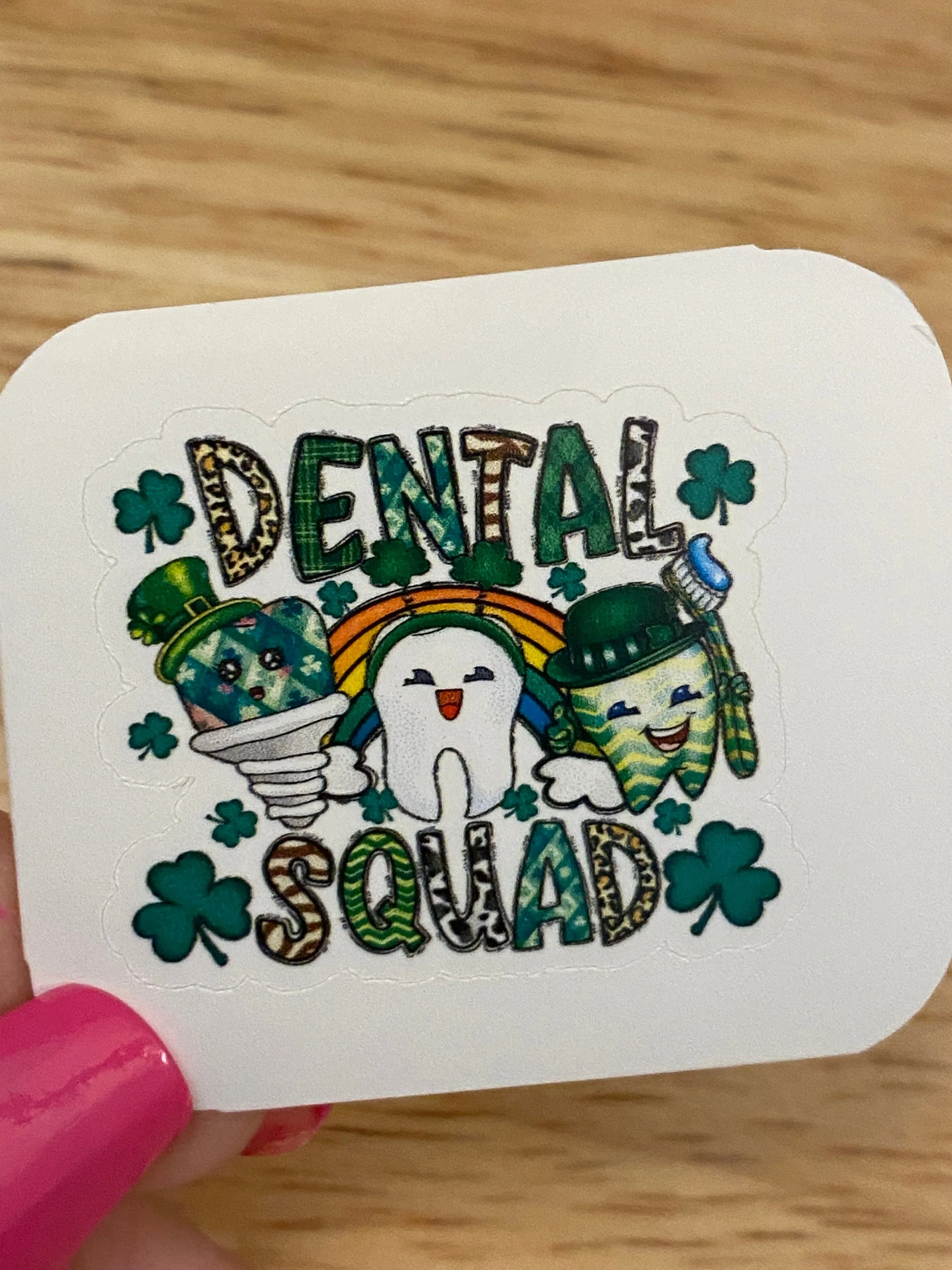 Dental Squad Sticker, Dental Sticker, Medical STICKER, Cute Medical Design Sticker, Dental nurse sticker