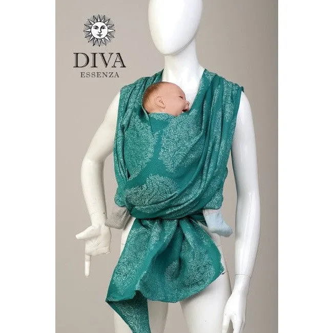 Diva Milano - Diva Enssenza Woven Wrap - Smeraldo Bamboo/Cotton