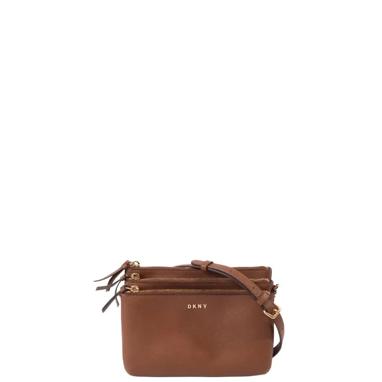 DKNY Triple Zip Crossbody Bag