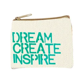 Dream Create Inspire Coin Purse