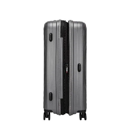 Eagle PP Hard Shell Cabin Expandable Suitcase with TSA Lock and 4 Spinner Wheels - 20"