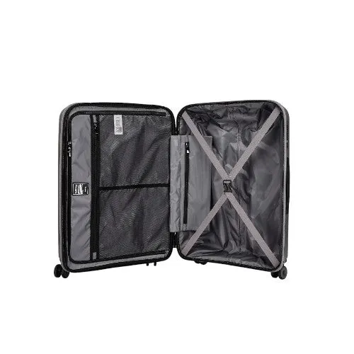 Eagle PP Hard Shell Cabin Expandable Suitcase with TSA Lock and 4 Spinner Wheels - 20"