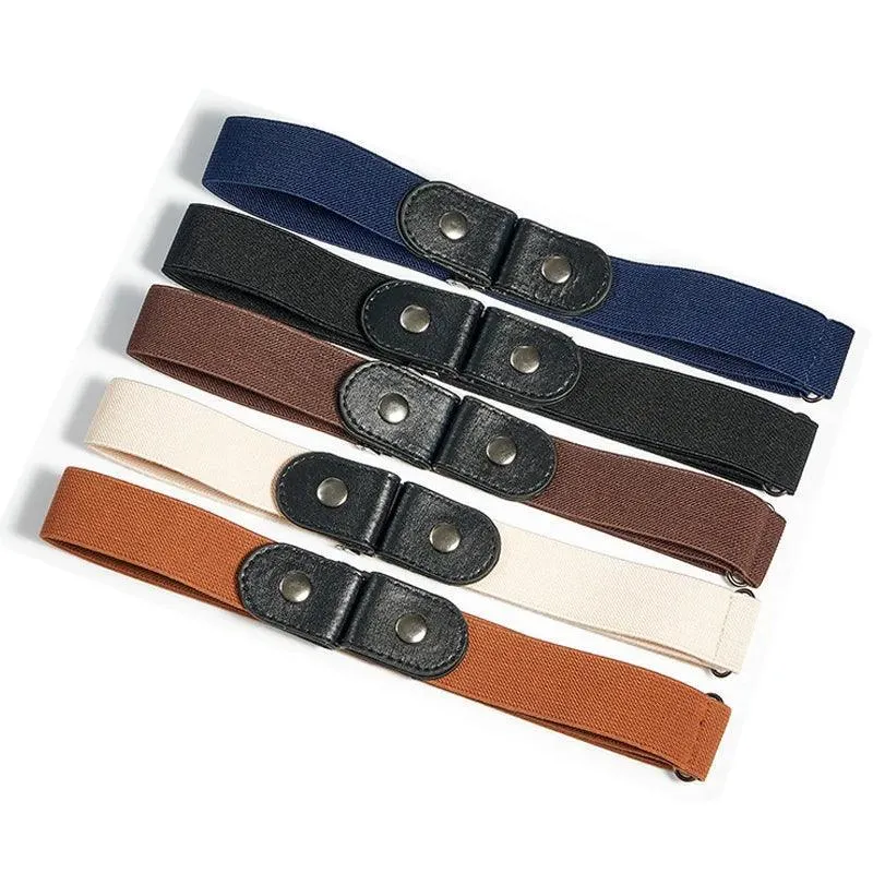 Elastic Waist Belt: Buckle-Free Design for Comfort & Style in 70 characters