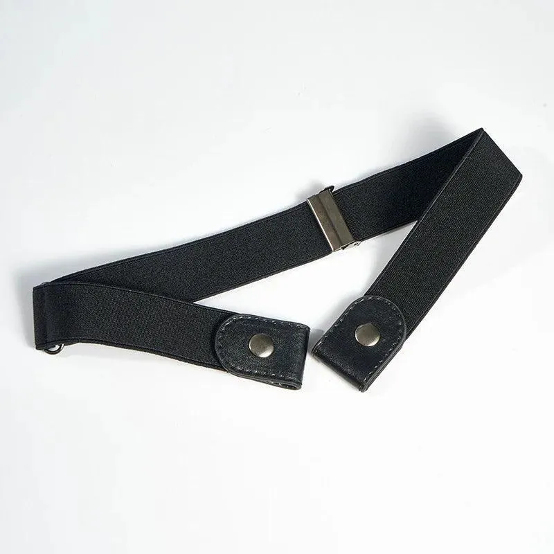 Elastic Waist Belt: Buckle-Free Design for Comfort & Style in 70 characters