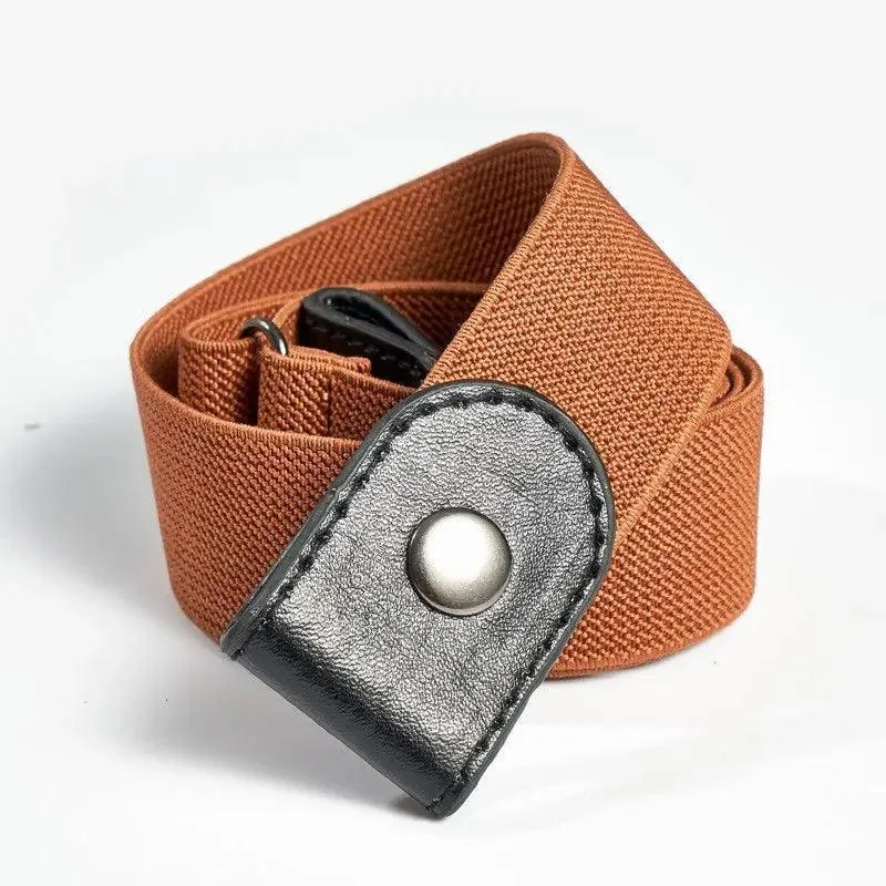 Elastic Waist Belt: Buckle-Free Design for Comfort & Style in 70 characters