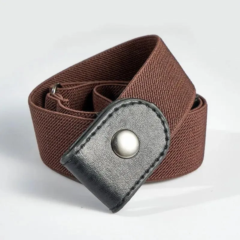 Elastic Waist Belt: Buckle-Free Design for Comfort & Style in 70 characters