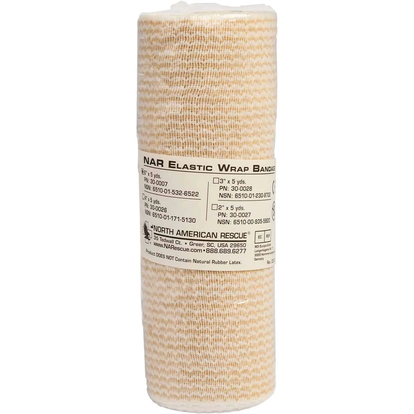 Elastic Wrap Bandage (6")