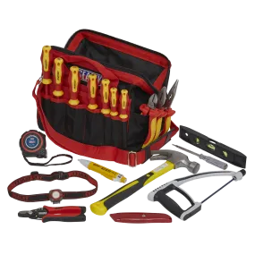 Electrician's Kit 19pc with Storage Bag