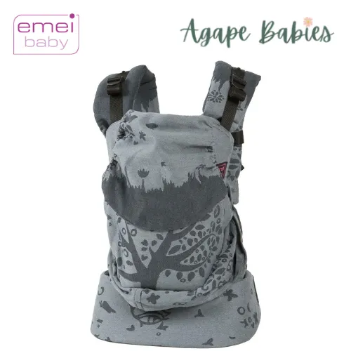 Emeibaby Hybrid Wrap Conversion Baby Carrier - Full Treemei Dark Grey