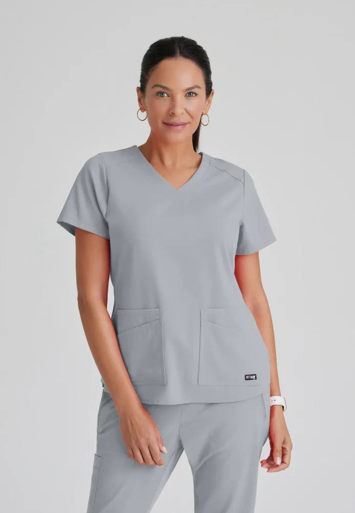 Emma Scrub Top by Grey's Anatomy Spandex Stretch