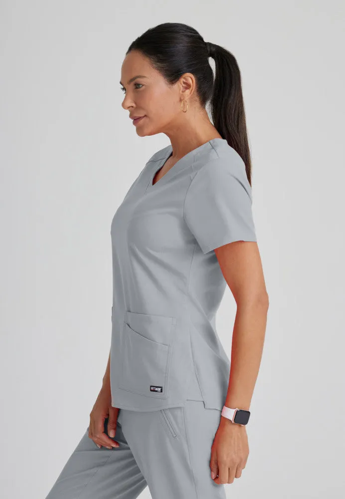 Emma Scrub Top by Grey's Anatomy Spandex Stretch