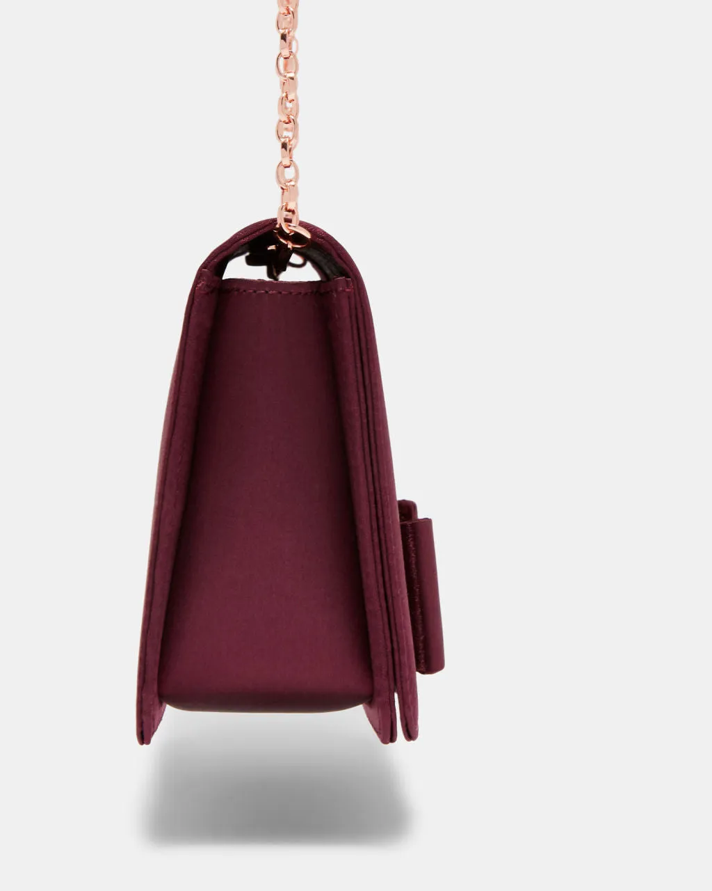 Eveelyn Looped Bow Evening Bag - Deep Purple