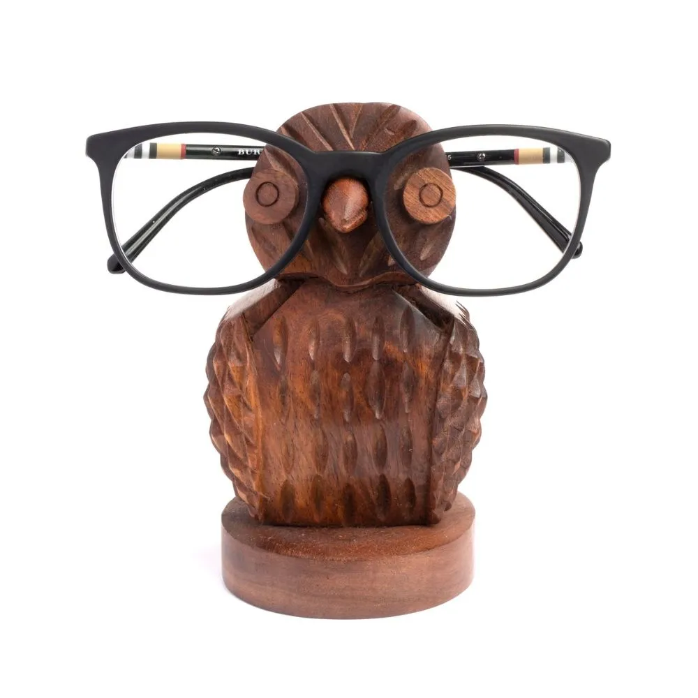 Eyeglass Holder Stand - Hoodwink Owl