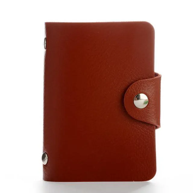 Fashion PU Leather ID Passport Card Wallet