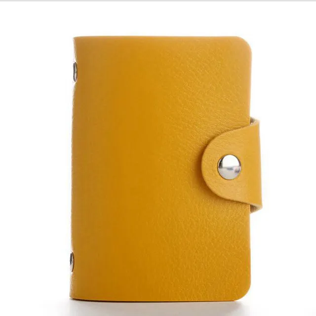 Fashion PU Leather ID Passport Card Wallet