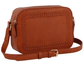 Fashion Stitch Rectangular Crossbody Bag