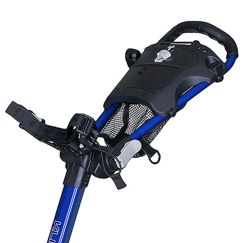 Fastfold Kliq 3-Wheel Push Trolley - Shiny Blue/Black