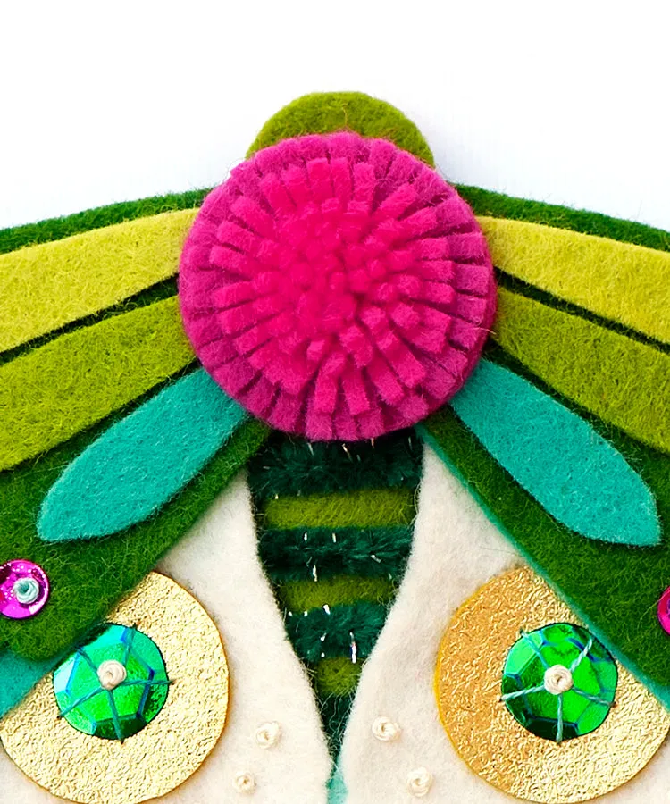 Felt Moth Ornament Kit-Wholesale