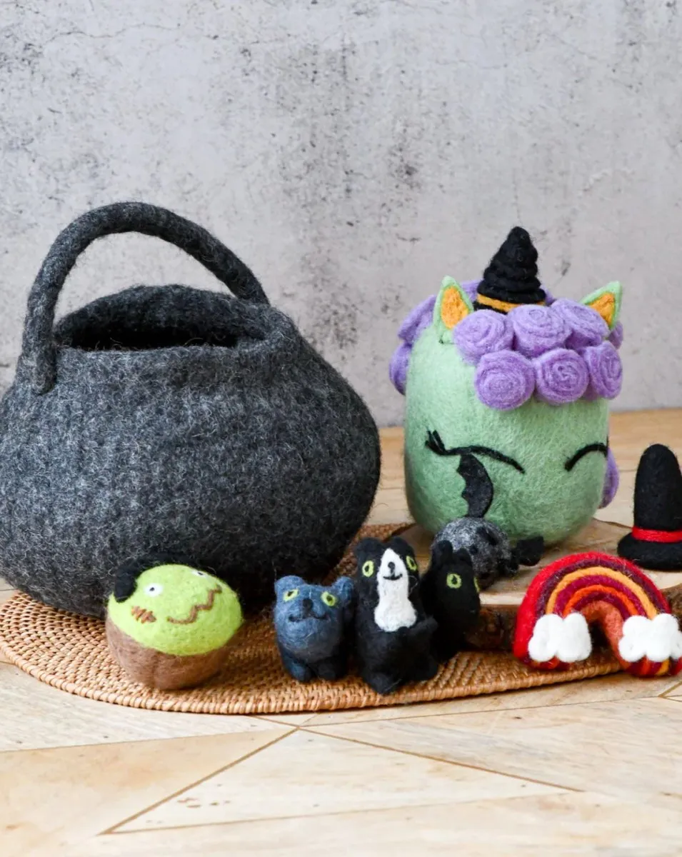 Felt Witch (Trick or Treat) Grazing Set - Tara Treasures