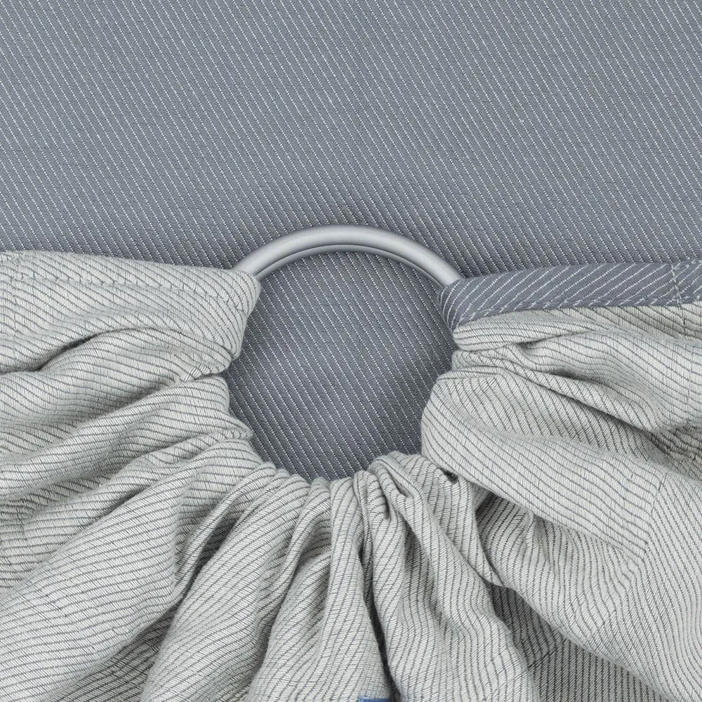 Fidella Ring Sling - Lines Grey Stone