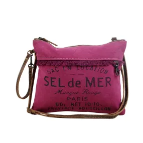 Fuschia Small Crossbody-Wristlet