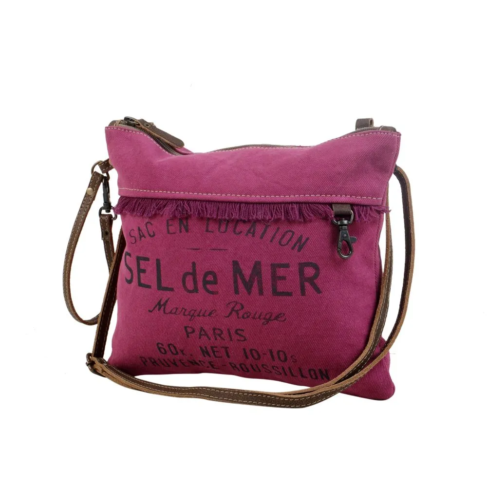 Fuschia Small Crossbody-Wristlet